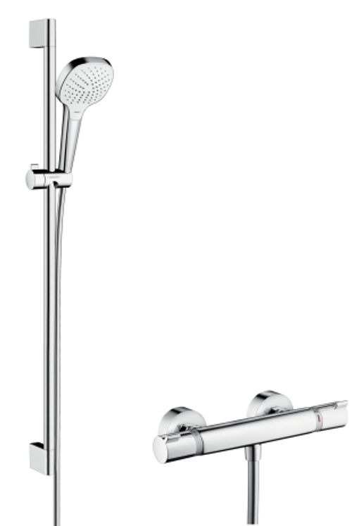 Hansgrohe-HG-Brausenkombi-Croma-Select-E-Vario-Ecostat-Comfort-Unica-Crometta-900mm-27082400 gallery number 1